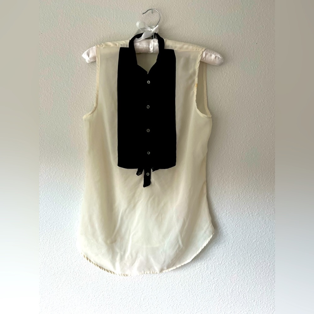 || ZARA BASIC || SLEEVELESS RUFFLE BLOUSE ||